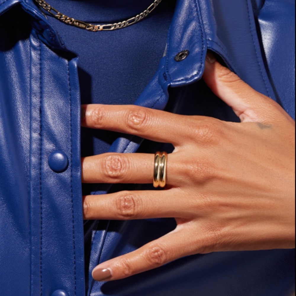 Ana Luisa Double Band Ring Pareja